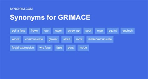 grimace synonyme|grimace definition synonym.